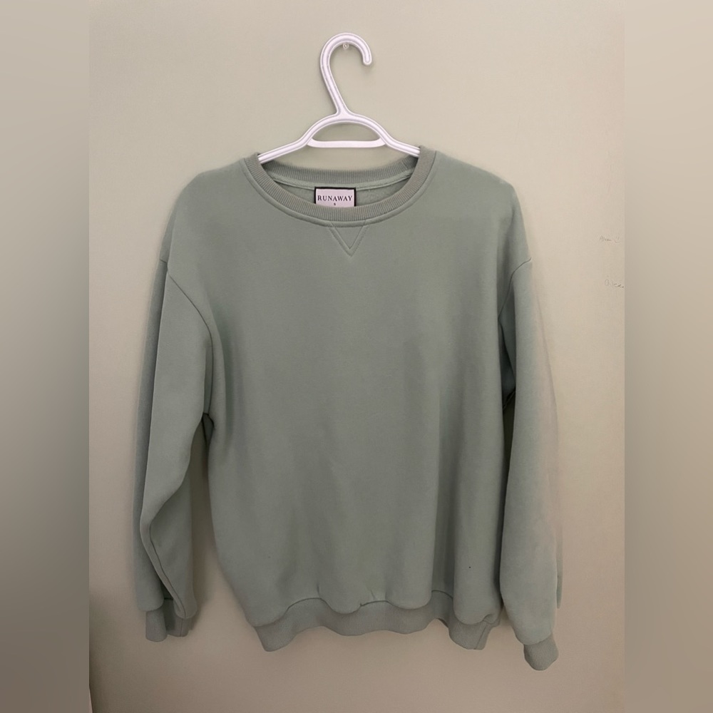 Runaway Light Green Crewneck